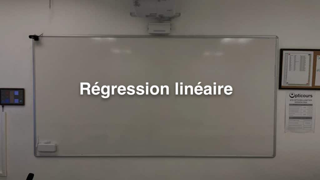 Régression linéaire