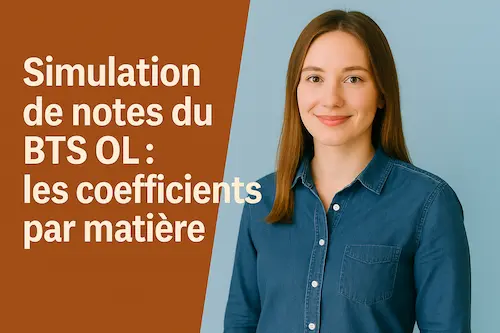 Simulation de notes du BTS OL